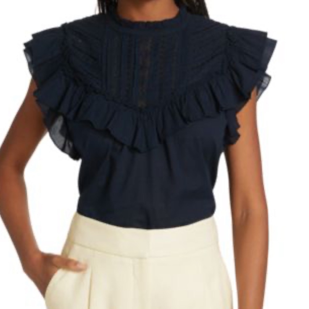 VERONICA BEARD
Tamsyn Ruffled Top